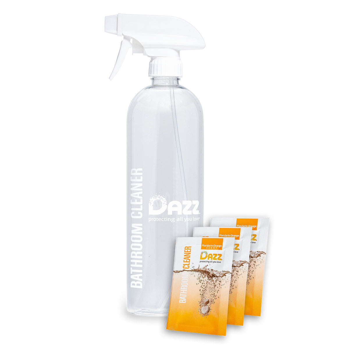 Bathroom Cleaner Starter Kit Dazz Cleaning Tablets DAZZ Cleaner